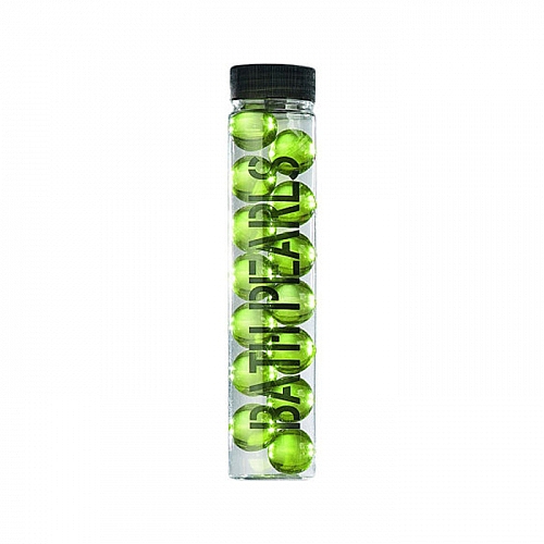 Зеленое масло для принятия ванны с ароматом киви - Mades Cosmetics Stackable Transparent Bath Pearls — фото N1