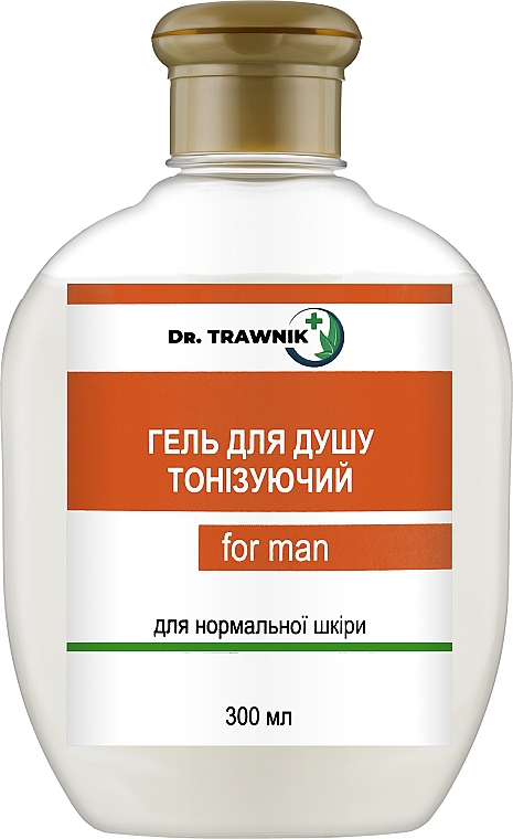 Гель для душу чоловічий "Тонізувальний" - Dr. Trawnik — фото N1