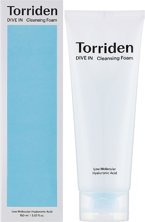 УЦЕНКА Очищающая пена с низкомолекулярной гиалуроновой кислотой - Torriden Dive-In Cleansing Foam * — фото N3