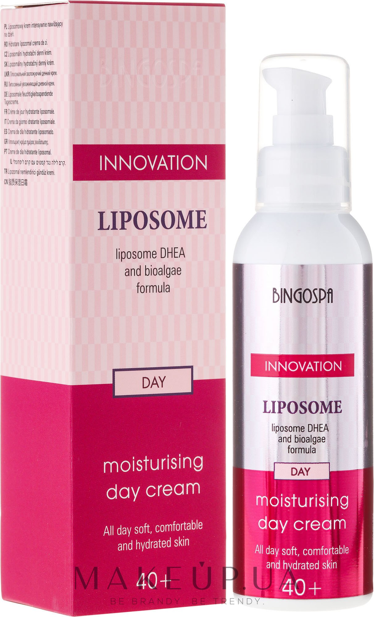 Дневной увлажняющий антивозрастной крем - BingoSpa Liposome Antiwrinkle Moisturising Day Cream 40+ — фото 135g