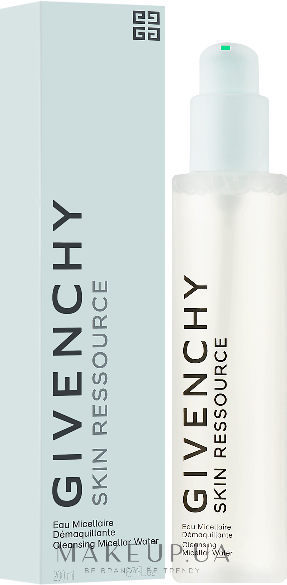 Міцелярна вода для зняття макіяжу з обличчя й очей - Givenchy Skin Ressource Cleansing Micellar Water — фото 200ml