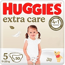 Духи, Парфюмерия, косметика Подгузники Huggies Extra Care 5 (11-25 кг), 50 шт - Huggies