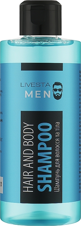 Шампунь для волос и тела - Livesta Man Hair And Body Shampoo — фото N1