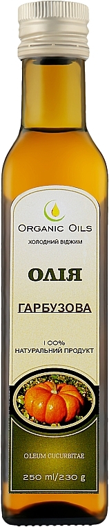 Масло тыквенное - Organic Oils — фото N1