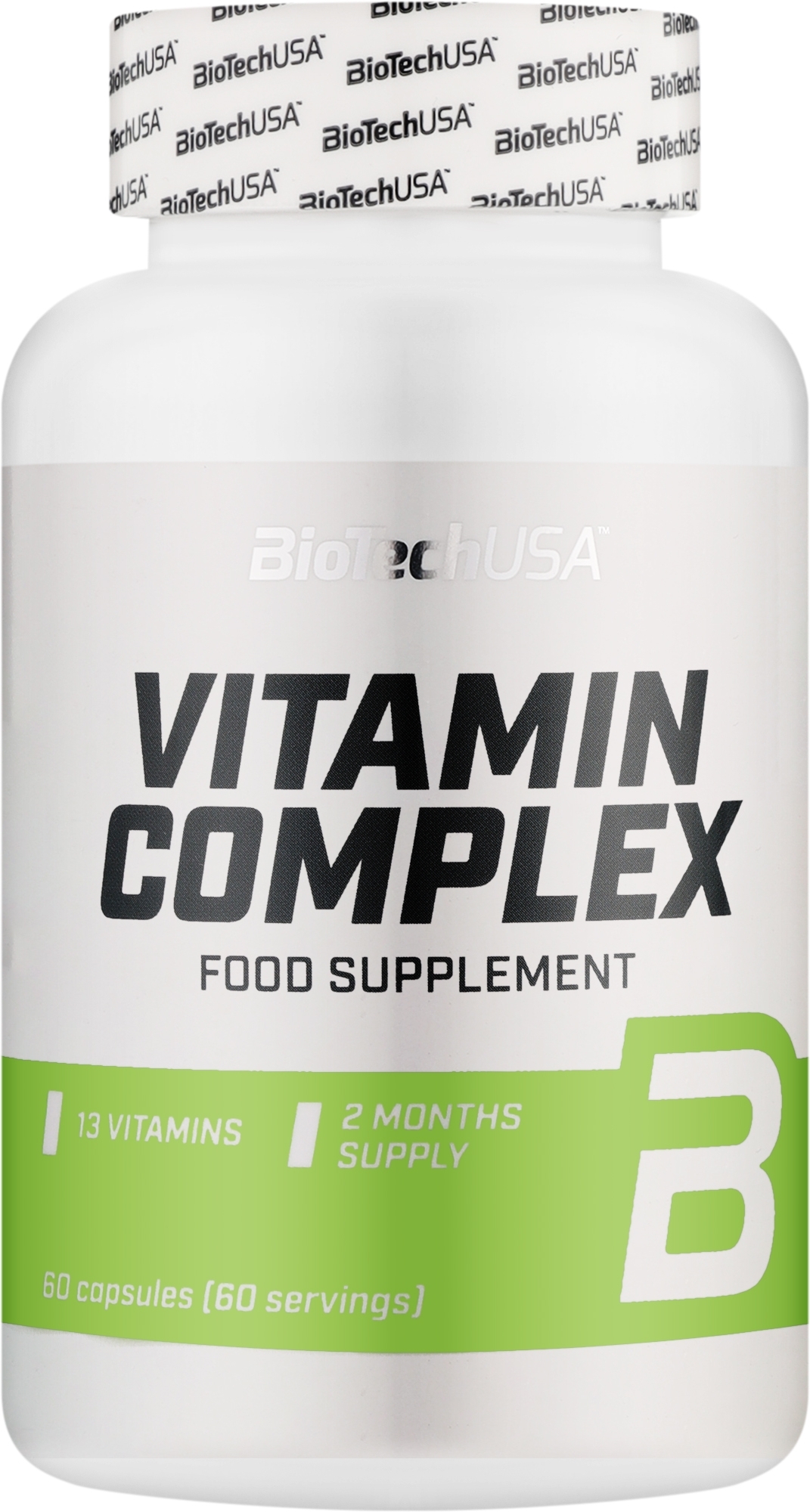 Харчова добавка "Комплекс 13 вітамінів" - BioTechUSA Vitamin Complex Food Supplement — фото 60шт