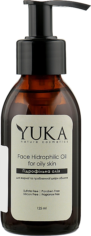 Гидрофильное масло для жирной и проблемной кожи лица - Yuka Face Hidrophilic Oil