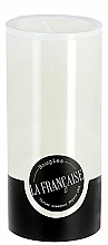 Парфумерія, косметика Свічка-циліндр, діаметр 7 см, висота 15 см - Bougies La Francaise Cylindre Candle White