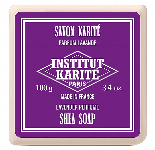 Набір - Institut Karite Shea Soap Trio Lemon Verbena, Almond & Honey and Lavender (soap/100g + soap/100g + soap/100g) — фото N4