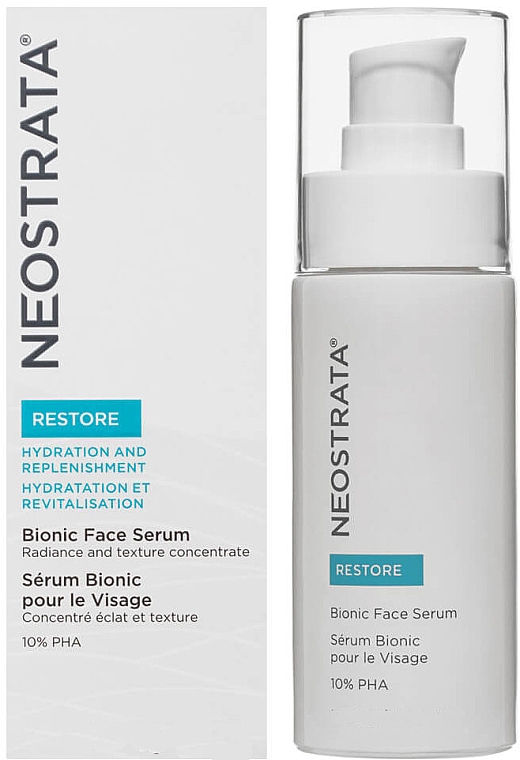 Відновлювальна біонічна сироватка для блиску й покращення текстури обличчя - Neostrata Restore Bionic Face Shine & Texture Improvement Serum — фото N1