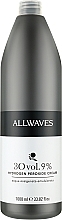 Крем-оксидант - Allwaves Cream Hydrogen Peroxide 9% — фото N2