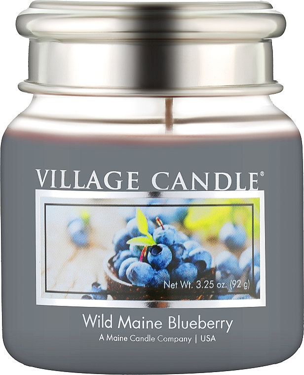 Ароматическая свеча в банке - Village Candle Wild Maine Blueberry — фото N1