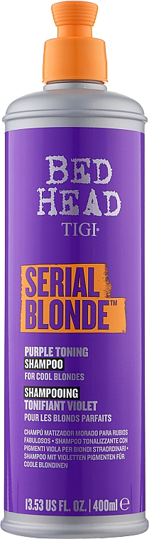 Фиолетовый шампунь для блондинок - Tigi Bed Head Serial Blonde Purple Toning Shampoo