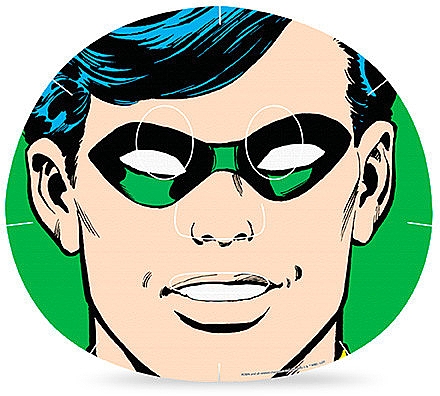 Тканевая маска для лица "Огурец" - Mad Beauty DC This Is A Job For Robin Face Mask — фото N2