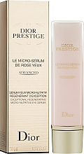 Розовая сыворотка для контура глаз - Dior Prestige Micro-Nutritive Rose Eye Serum Advanced — фото N2
