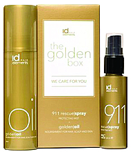 Духи, Парфюмерия, косметика Набор - idHair The Gold Box (hair/spray/60ml + hair/oil/100ml)