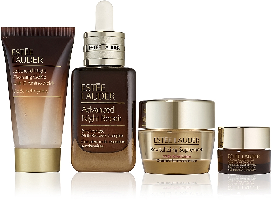 Набор, 4 продукта - Estee Lauder Advanced Night Repair The Lift + Glow Routine — фото N2