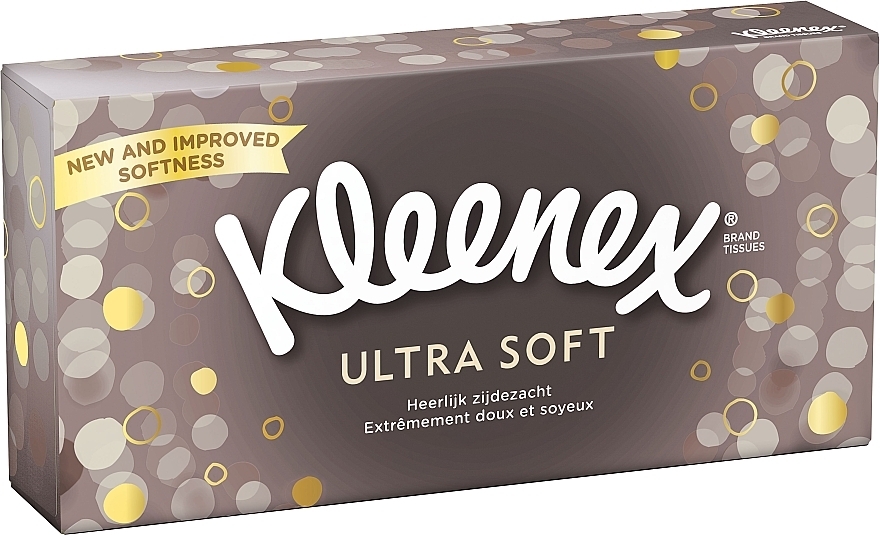 Серветки паперові у коробці, 72 шт. - Kleenex Ultra Soft — фото N2