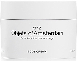 Духи, Парфюмерия, косметика Крем для тела - Marie-Stella-Maris №12 Objets d'Amsterdam Body Cream