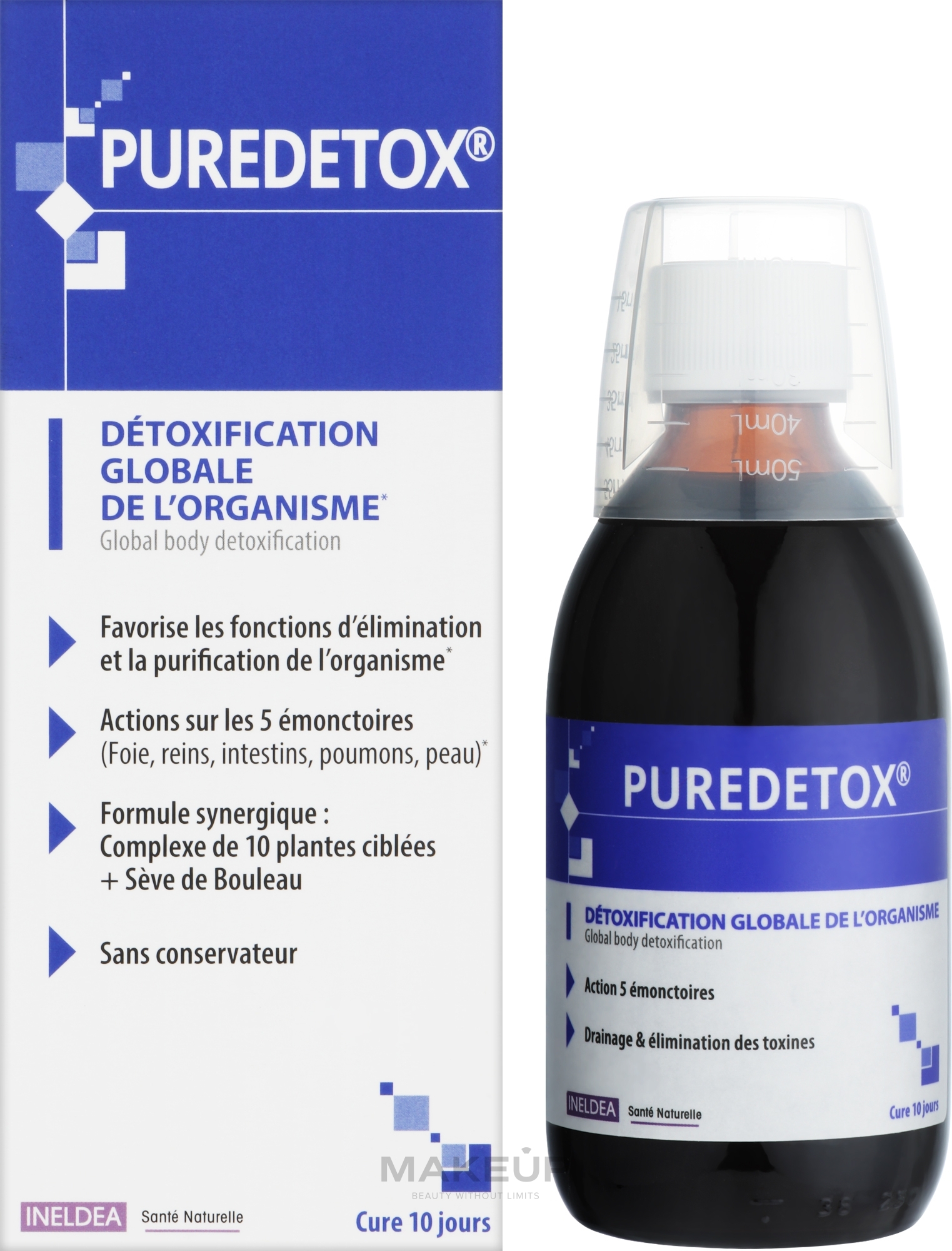 Комплекс "PUREDETOX®" для общей детоксикации организма - Ineldea Sante Naturelle — фото 250ml