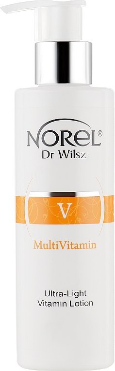 Ультралёгкое очищающее витаминное молочко для всех типов кожи - Norel MultiVitamin Cleansing Milk — фото N1