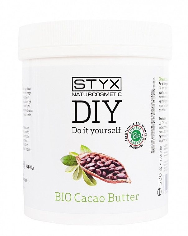 Органічне масло какао - Styx Naturcosmetic DIY Bio Cacao Butterr — фото N1