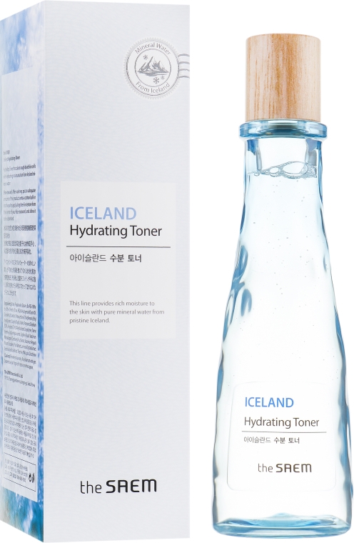 Мінеральний зволожувальний тонік - The Saem Iceland Hydrating Toner — фото N1