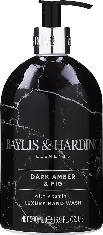 Рідке мило для рук - Baylis & Harding Elements Dark Amber & Fig Luxury Hand Wash — фото N1