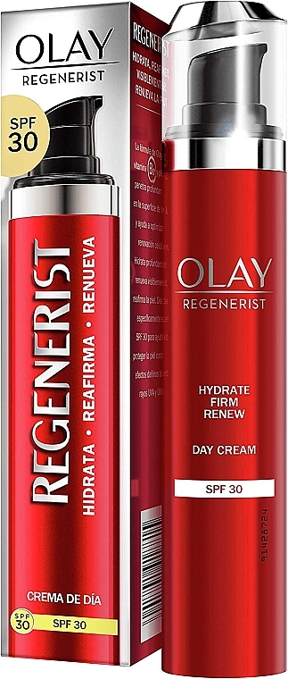 Денний зміцнювальний крем для обличчя - Olay Regenerist Hydrate Firm Day Cream SPF30 — фото N2