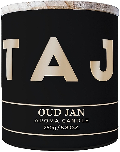 Ароматическая свеча "Oud Jan" - Taj Max Aroma Candle — фото N1