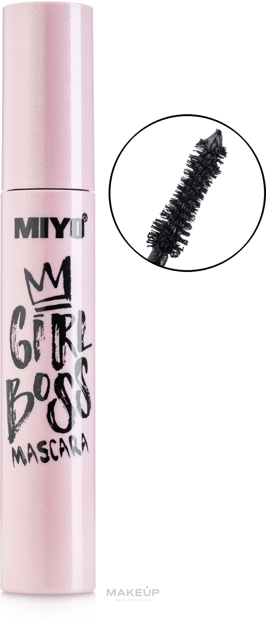 ПОДАРОК! Объемная тушь для ресниц - Miyo Girl Boss Mascara — фото Black