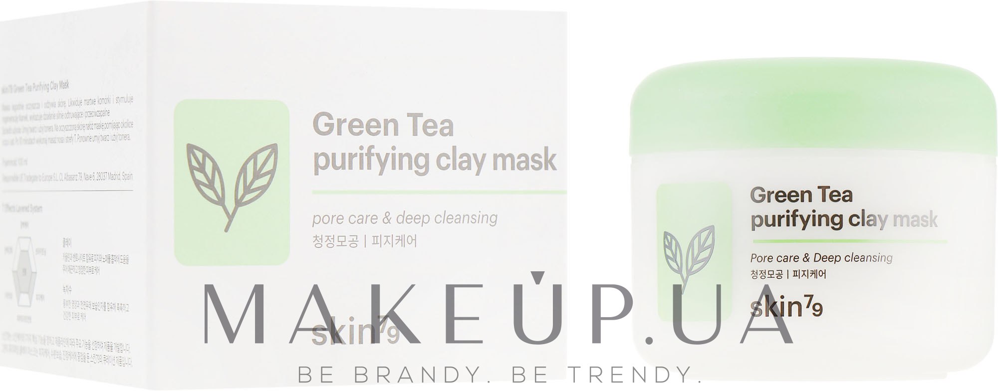 Маска з глиною та зеленим чаєм - Skin79 Green Tea Clay Mask — фото 100ml