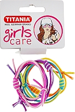 Резинки для волос, 5 шт, разноцветные, 4 см - Titania Girls Care — фото N1