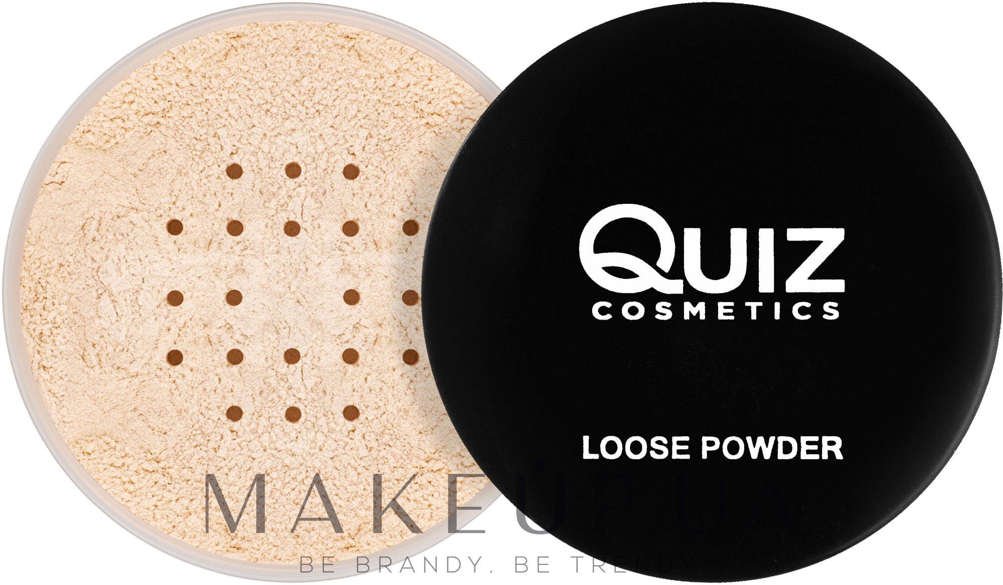 Легкая пудра для лица - Quiz Cosmetics Loose Powder — фото 01