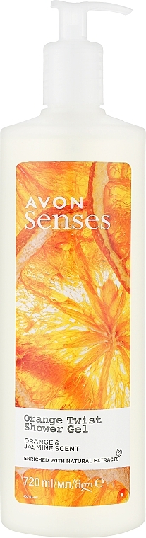 Гель для душу "Соковитий апельсин" - Avon Senses Shower Gel — фото N1