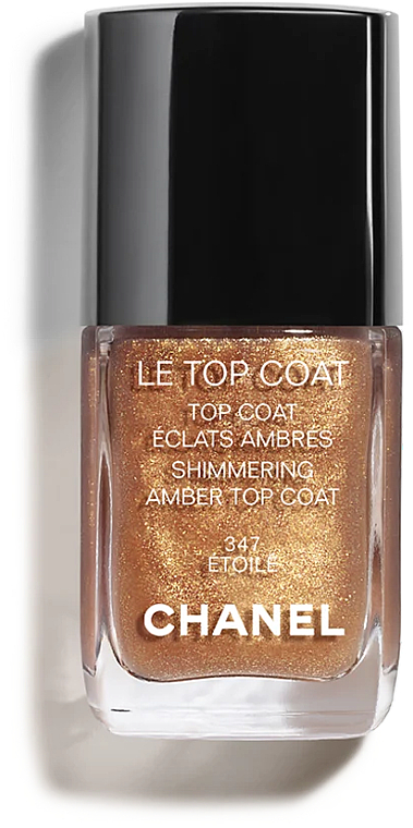 Верхнее покрытие для ногтей - Chanel Le Top Coat Shimmering Amber Top Coat