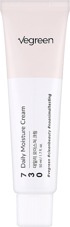 Щоденний зволожувальний крем для обличчя - Vegreen 730 Daily Moisture Cream