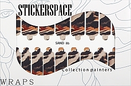 Духи, Парфюмерия, косметика Дизайнерские наклейки для ногтей "Sand XL" - StickersSpace