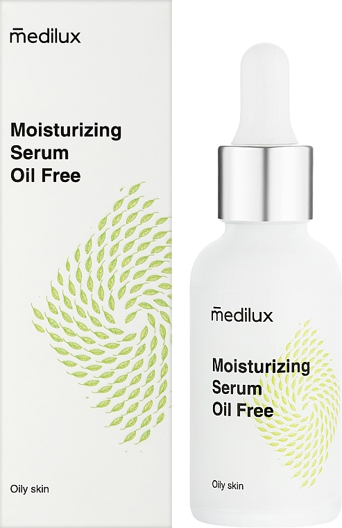 Сироватка для жирної шкіри - Medilux Moisturizing Serum — фото N2