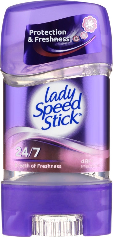 Гелевый дезодорант-антиперспирант "Дыхание свежести" - Lady Speed Stick Breath of Freshness Antiperspirant Deodorant Gel Stick Women