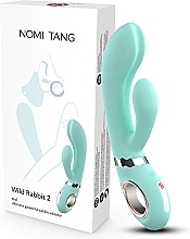 Вибратор-кролик, бирюзовый - Nomi Tang Wild Rabbit 2 Vibrator Teal — фото N7