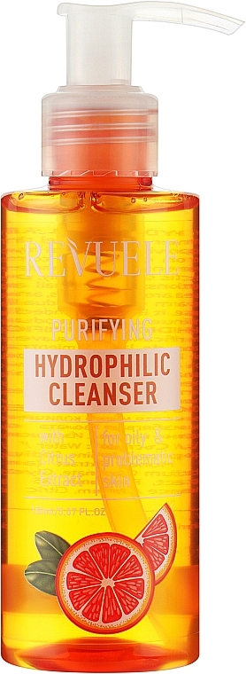 Очищающее гидрофильное очищающее средство с экстрактом цитрусовых - Revuele Purifying Hydrophilic Cleanser With Citrus Extract — фото N1