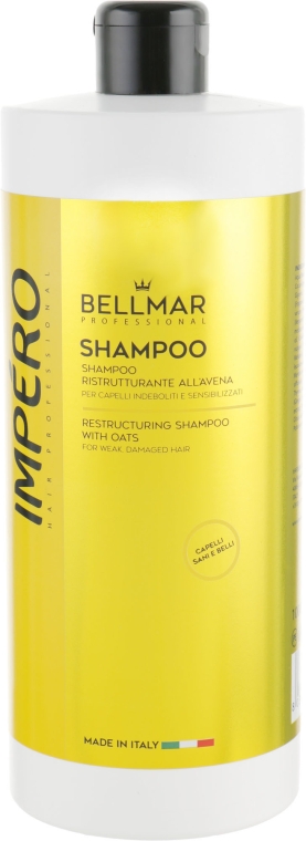 Шампунь для відновлення структури волосся з екстрактом вівса - Bellmar Impero Restructuring Shampoo With Oats