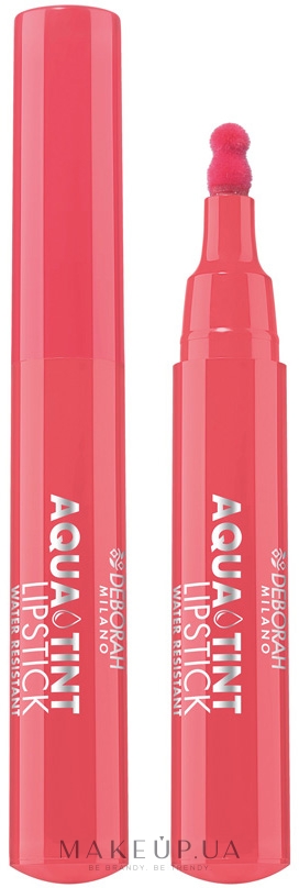 Тінт для губ - Deborah Aqua Tint Lipstick — фото 07 - Coral Red