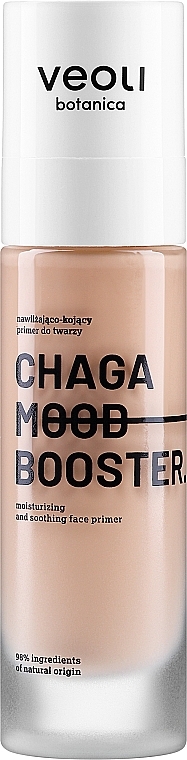 Зволожувальний і заспокійливий праймер для обличчя - Veoli Botanica Chaga Mood Booster — фото N1