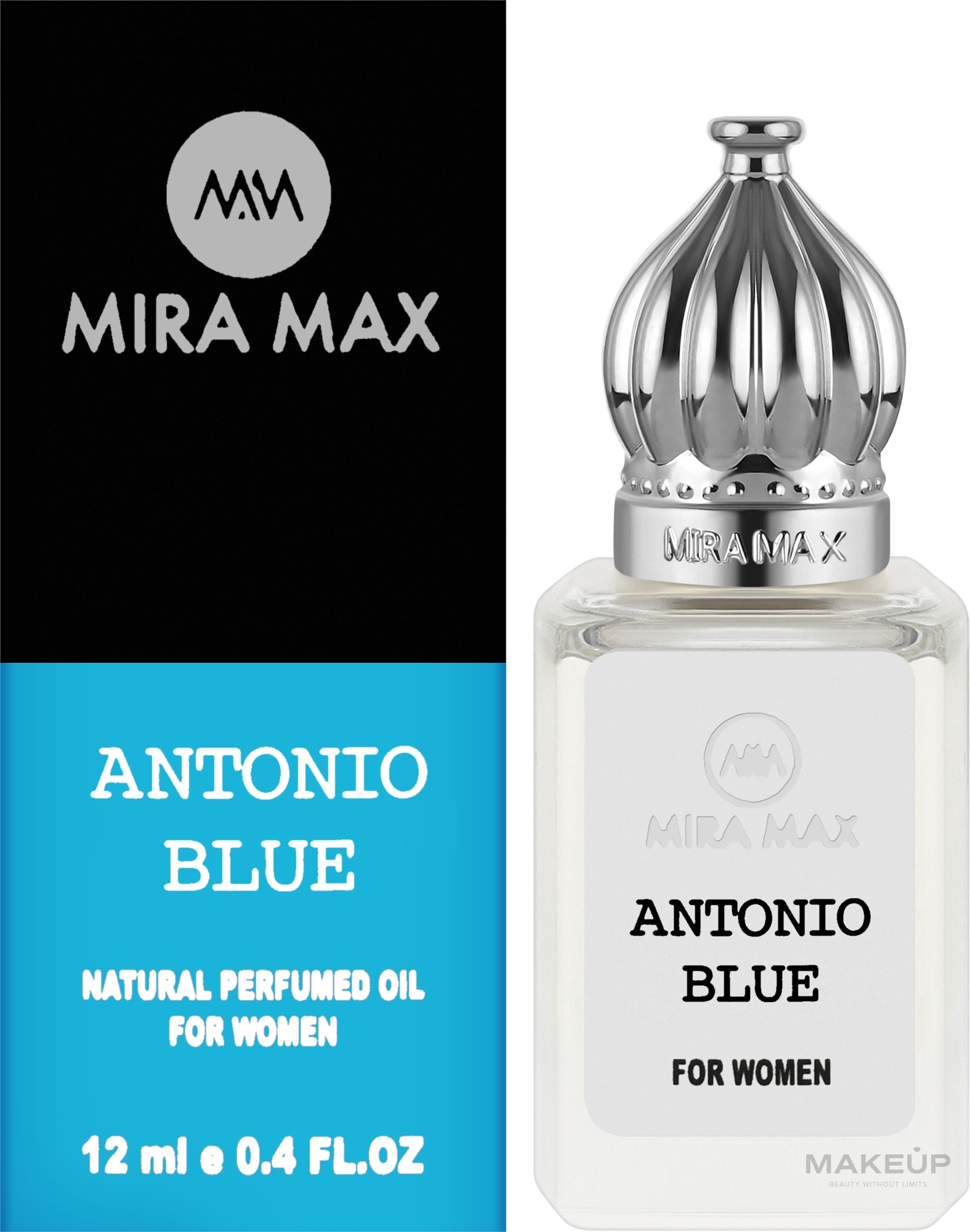 Mira Max Antonio Blue - Парфюмированное масло для мужчин — фото 12ml