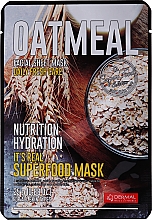 Маска для обличчя з вівсянкою - Dermal It'S Real Superfood Mask Oatmeal — фото N1
