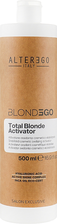 Крем активатор Тотал Блонд - Alter Ego Be Blonde Total Blonde Activator — фото N1
