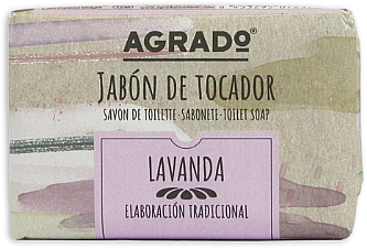 Мыло для рук с ароматом лаванды - Agrado Hand Soap Bar Lavender  — фото N1