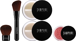 Парфумерія, косметика Набір, 5 продуктів - Sampure Minerals Picture Perfect Makeup Set Beige