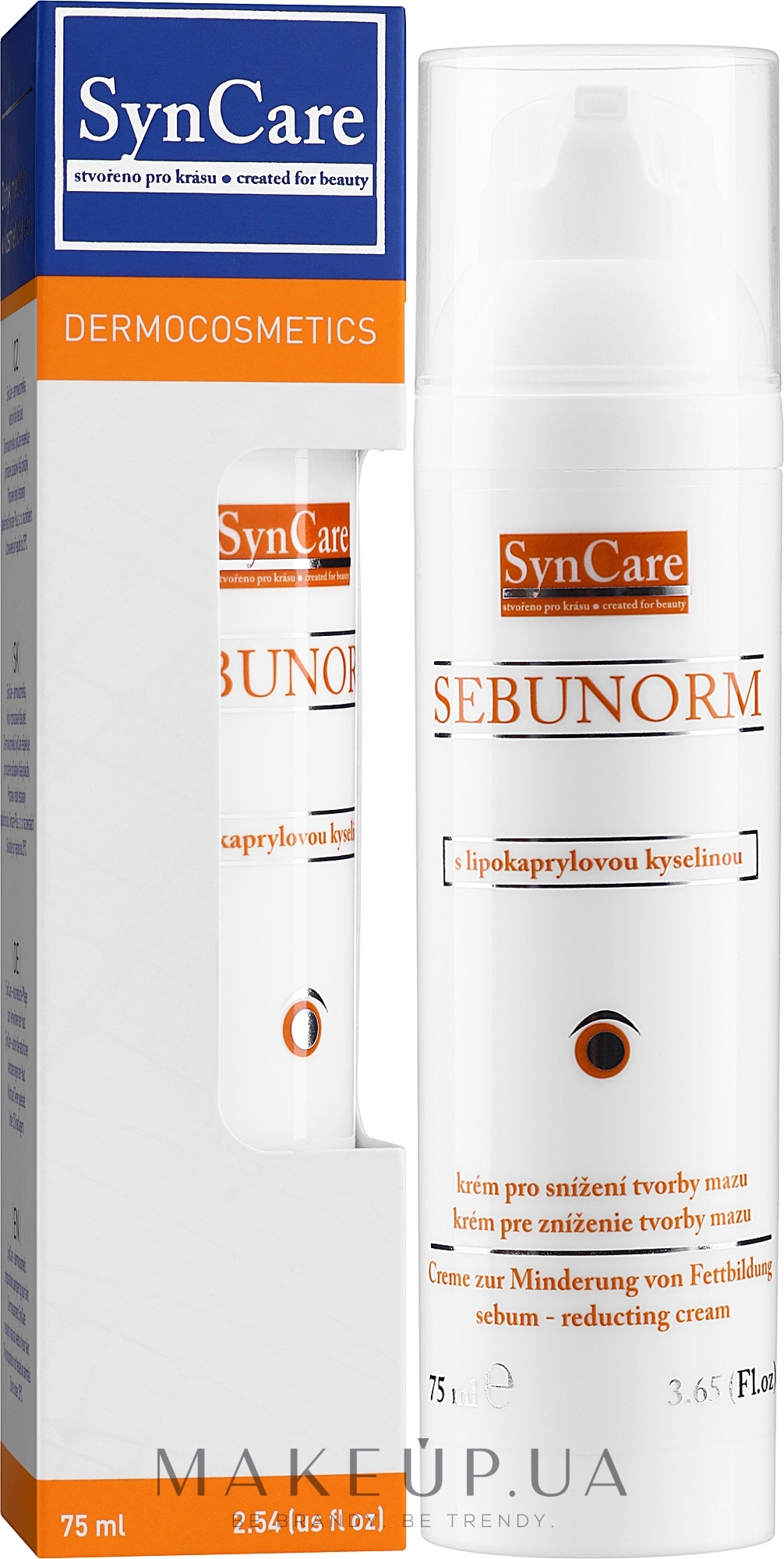 Крем для обличчя для регулювання роботи сальних залоз - SynCare Sebunorm Reducting Cream — фото 75ml